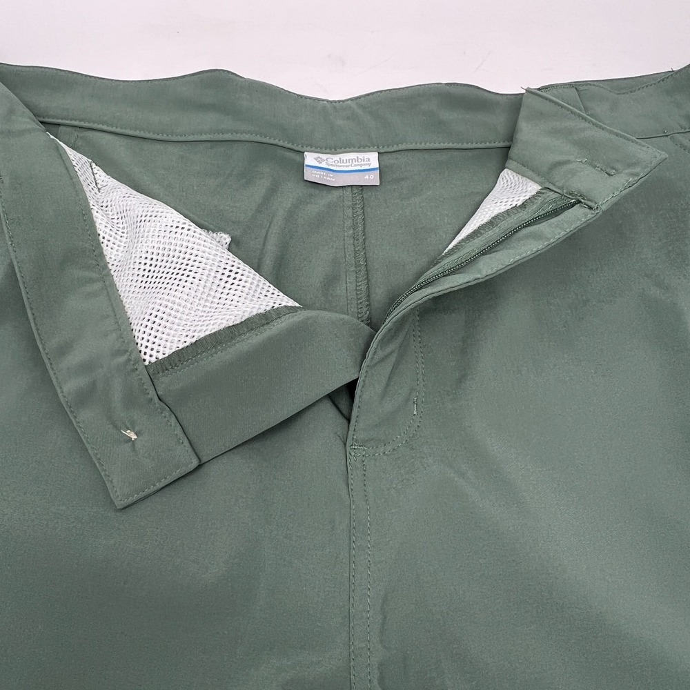 Columbia Men's Performance Fishing Gear‎ Shorts Size 40 Green Omni-Shade - Picture 5 of 15
